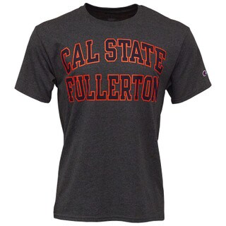 Champion Cal State Fullerton Retro Spellout Tee - Granite